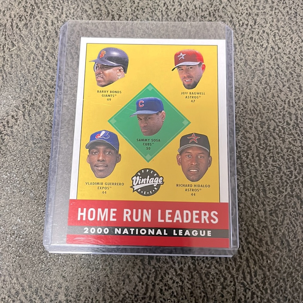 2001 ud home run leaders